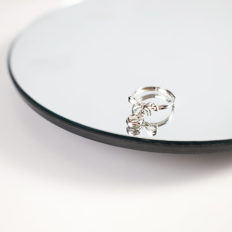 Bow Smile S925 Silver Ring