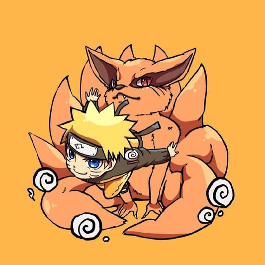 ナルト (NARUTO) うずまきナルト (Uzumaki Naruto) Q版（キューバン）手描き（tegaki）