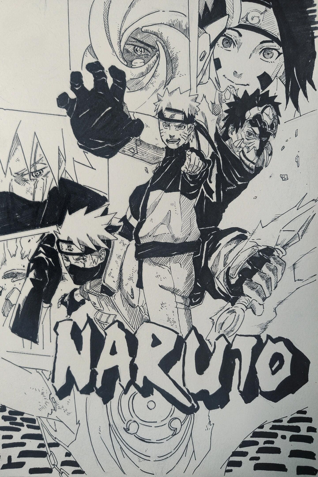 ナルトハンドペイント，Naruto，アニメ二次創作，火影忍者