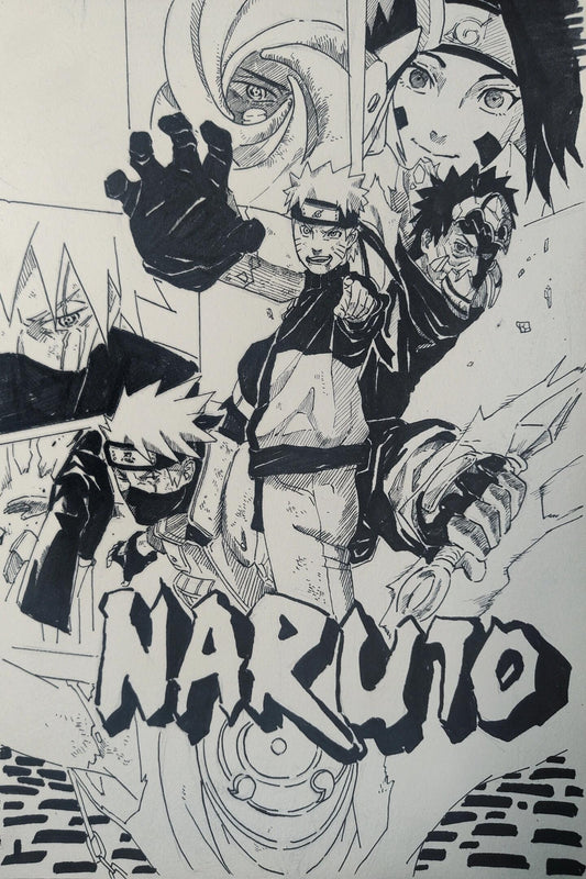 ナルトハンドペイント，Naruto，アニメ二次創作，火影忍者