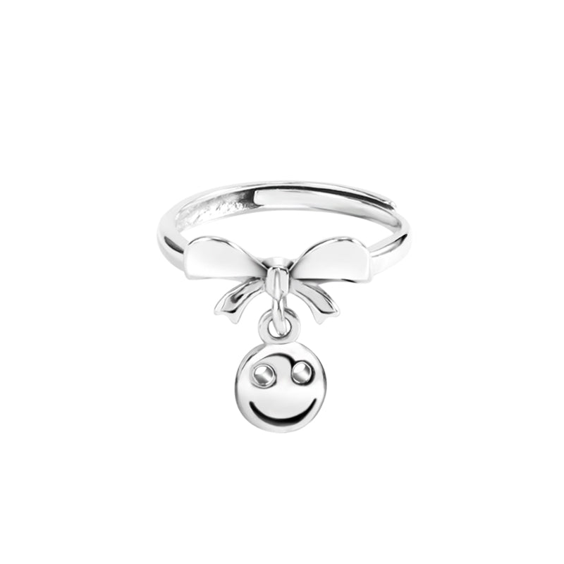 Bow Smile S925 Silver Ring